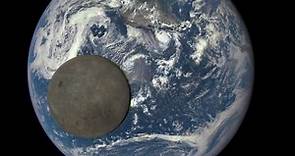 Dark side of the moon revealed by Nasa camera a million miles from Earth – video