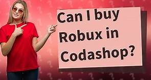 Can I buy Robux in Codashop?