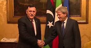 Gentiloni incontra il Primo Ministro libico Fayez al-Sarraj