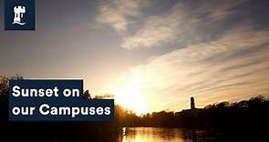 Sunset on our campuses | University of Nottingham