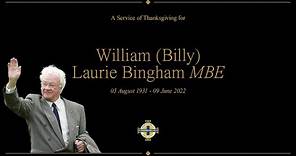 LIVE | Service of Thanksgiving for Billy Bingham MBE