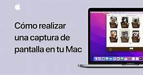 Cómo realizar una captura de pantalla en tu Mac | Soporte técnico de Apple