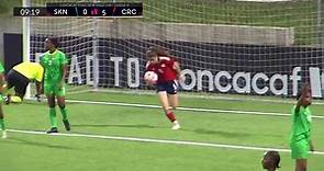 ¡María Paula Salas en modo goleadora anota el 5-0 para Costa Rica! 🇨🇷🤩