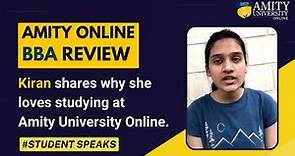 Amity Online BBA Review | Kiran Mutha - BBA Student | Amity University Online Course Review