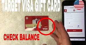 ✅ How To Check Target Visa Gift Card Balance 🔴