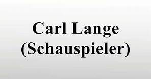 Carl Lange (Schauspieler)