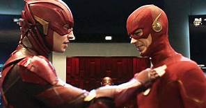 Ezra Miller's Flash Meets Grant Gustin's Flash - Crisis On Infinite Earths - Arrow