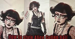 How to style Alice Cullen Hair!