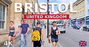 BRISTOL 4K - UNITED KINGDOM - BRISTOL CITY CENTRE WALKING TOUR