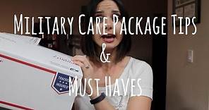 Military Care Package Tips and Must Haves