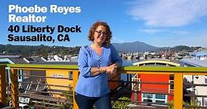 Floating Home for sale 40 Liberty Dock, Sausalito California. Bay Area Waterfront living