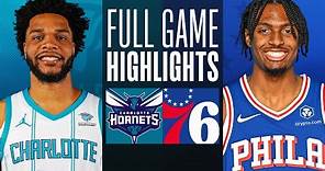 HORNETS at 76ERS | FULL GAME HIGHLIGHTS | March 1, 2024