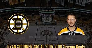 Ryan Spooner - NHL Season 2015/2016 (All Goals)