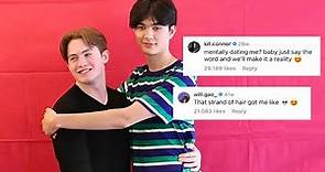Kit Connor & Will Gao being obsessed with each other for 3 minutes straight