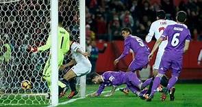 LaLiga (J18): Resumen y goles del Sevilla 2-1 Real Madrid
