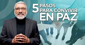 5 PASOS PARA CONVIVIR EN PAZ - Predica completa- Salvador Gomez
