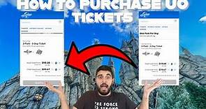 How To Purchase Universal Orlando Tickets!!