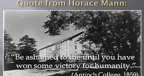 Horace Mann - The Father Of American Education