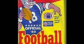 1989 Topps Football Trading Card Wax Pack Opening Barry Sanders, Troy Aikman Rookies?