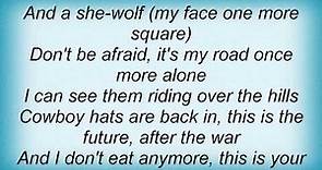 Throwing Muses - And A She-Wolf After The War Lyrics