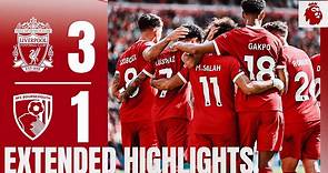 EXTENDED HIGHLIGHTS: Liverpool 3-1 Bournemouth | All-action Premier League win at Anfield