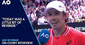Alex De Minaur On-Court Interview | Australian Open 2024 Second Round