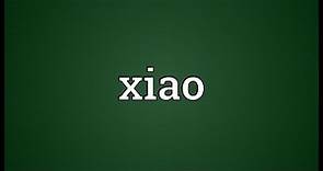 Xiao Meaning