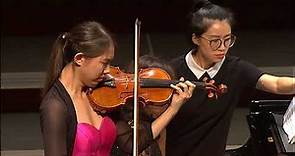 Yiming Liu | Brahms Violin Concerto | 1st Mvt | 2017 Zhuhai Violin Comp | 1st Prize
