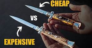Italian Stiletto Switchblades! Cheap VS Expensive Everything You Need To Know.