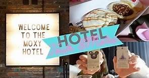 The Moxy Hotel Nashville Room Tour! Plus Hotel Room Shenanigans: Crumbl Cookies & Disney Unboxings