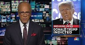 Lester Holt opens NBC Nightly News with breaking news