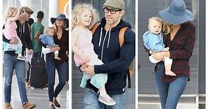 Spotted: Ryan Reynolds and Blake Lively carried their daughters through Toronto airport