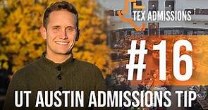 UT-Austin Admissions Tip #16: All About Honors