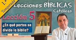 ¿En qué partes se divide la biblia? - 📚 Lecciones Bíblicas - Padre Arturo Cornejo ✔️