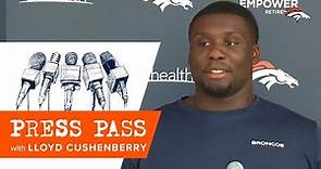 Lloyd Cushenberry III on his confidence going into Year 2: ‘[I feel] a lot more comfortable’