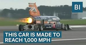 Car Is Designed To Go 1,000 Mph And Break The Sound Barrier