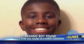 Missing 12-year-old found in father's basement