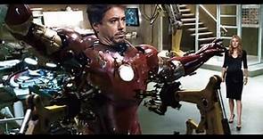 Iron Man (2008) Obadiah Stan se lleva la Armadura de la Mark 1 "Español Latino"