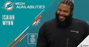 Isaiah Wynn meets with the media | Miami Dolphins