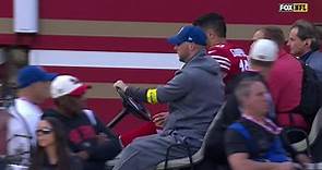 Jimmy Garoppolo carted off after apparent injury