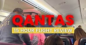 15 Hours QANTAS Flight | International Economy Class Review | Long Haul Qantas Airways Tip Report