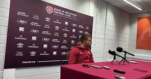 Alan Forrest Q&A - Hearts 2 - 2 Hibs