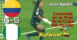 Colombia vs Nigeria 0-0 (6-5) Resumen y Penales COMPLETO | Semifinal | Mundial Femenino Sub-17