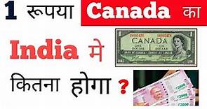 canadian dollar rate in india today new | 1 Canada dollar how many indian rupees today