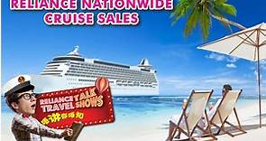 Reliance Travel Talk Shows & Nationwide Cruise Sales May 2017