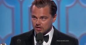 Golden Globes 2016 - Leonardo DiCaprio discours / Acceptance Speech [VOSTFR]