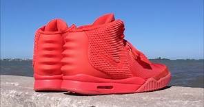 Nike Air Kanye West Yeezy 2 Red October - Attention to Detail