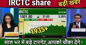 IRCTC share news,Buy or Not ?,irctc share analysis,target price tomorrow,irctc share latest news