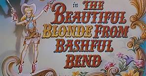 The Beautiful Blonde from Bashful Bend 1949 title sequence