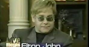 Elton John Regis And Kelly -- 1st October 2001